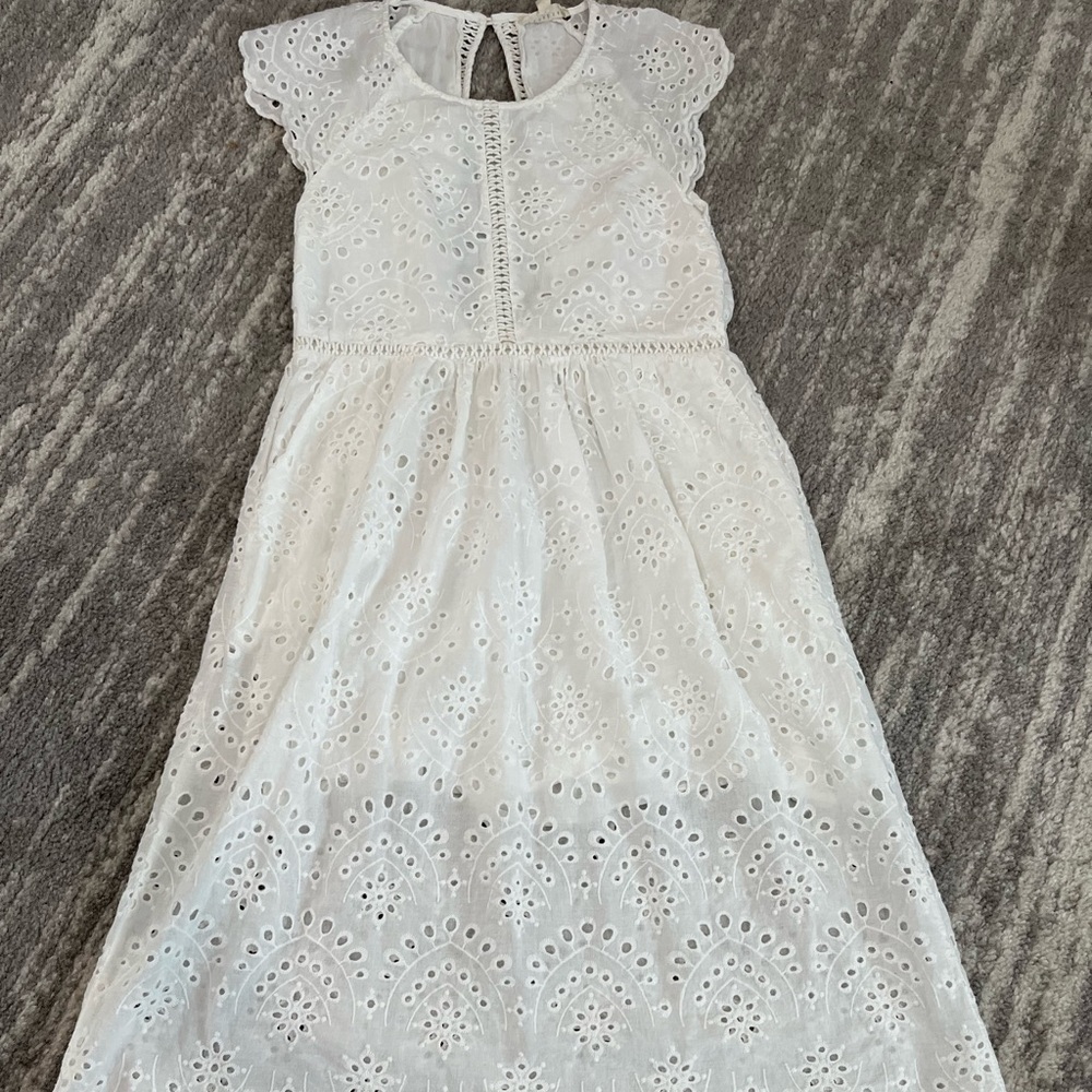 White Eyelet Dress
